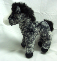 Douglas Extremely Soft Gray &amp; Black Horse 9&quot; Plush Stuffed Animal Wedgewood Phar - £12.84 GBP