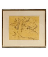 &quot;Die Schlafende&quot; by Erich Heckel pencil sketch on vellum 24&quot; x 21&quot; Signed - $50,371.60