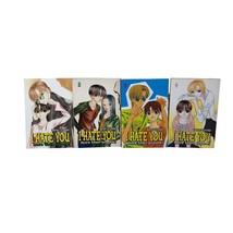 I Hate You More Than Anyone Banri Hidaka CMX English Manga Lot Volumes 1-4 - $69.29