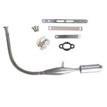 All New Silver Viper Flexible Muffler Pipe For 80cc Bike Gas Engine Moto... - $44.92