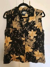 Women&#39;s Tommy Bahama vintage silk sleeveless button up size M - £15.37 GBP