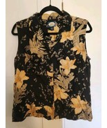 Women&#39;s Tommy Bahama vintage silk sleeveless button up size M - £15.02 GBP