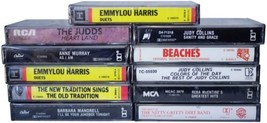 New Lot Of 11 Sealed Cassette Tapes 80s Female Country Pop Emmylou Harris Judds - £57.86 GBP