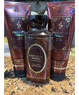Bath &amp; Body Works Everlasting Magic Hydration Body Cream (2) &amp; Shower Ge... - €33,64 EUR