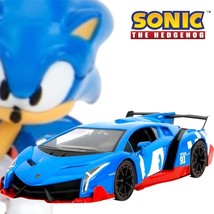 Sonic &amp; Lamborghini Veneno - Jada Hollywood Rides 1:24 Diecast - Collect... - $913.10 MXN