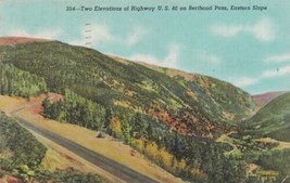 Continental Divide Berthoud Pass On U S Highway 40 Colorado CO 1948 Postcard D27 - £2.36 GBP