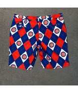 Loudmouth Chicago Cubs Golf Shorts Mens 42 MLB Bold Print Casual Chino 4... - £45.34 GBP