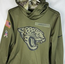 Nike NFL Salute To Service Hoodie Jacksonville Jaguars Dri-Fit Sweatshir... - £37.61 GBP