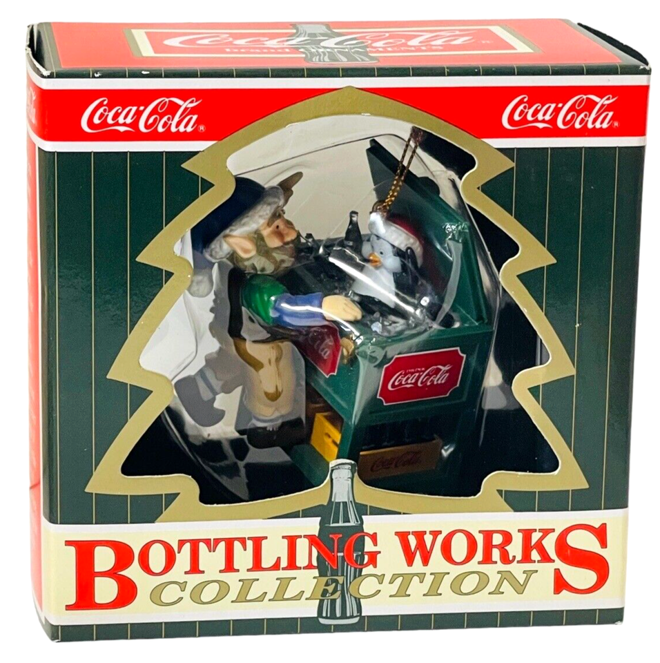 COLA-Coca Cola BOTTLING WORKS ELVES WORK TO DELIVER NORTHPOLE Ornament - $4.18
