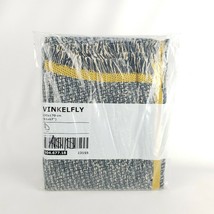 Ikea Vinkelfly Throw Blanket Gray, Yellow 51 x 67&quot; New 304.677.18 - $34.50