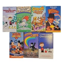 Saturday Animated Cartoon VHS Lot Charlie Brown Mickey Mouse Felix Scoob... - £15.49 GBP