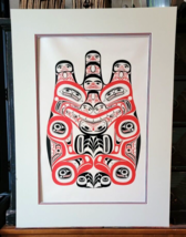 1973 Bill Reid  Haida GRIZZLY Silkscreen Print Pencil Signed  &amp; Numbered 578/600 - £1,500.51 GBP