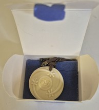 Vintage Avon -ceramic Chinese character awake BoHo leather chain Necklac... - $218.62 MXN