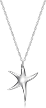Birthday Gifts for Her Women, 925 Sterling Silver Starfish Pendant Necklace with - £34.11 GBP