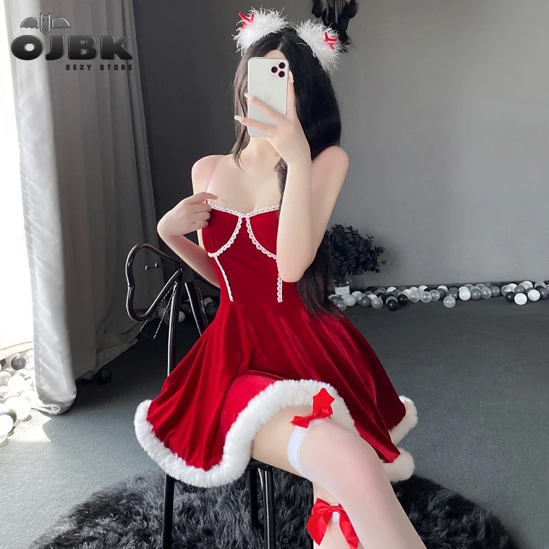Primary image for OJBK Sexy Party Princess Dress Christmas Red Santa Lingerie (Premium Seller)