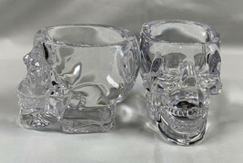 2 New Crystal Head Vodka Skull Acrylic Shot Glasses 2 oz Halloween - £16.88 GBP