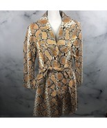 NWT Womens Multicolor Animal Snake Print Long Sleeve Button Front Jacket... - $524.88 MXN