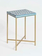 Azure Patterned Bone Table - $499.00