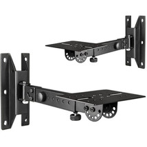 5Core 2 Pack Speaker Wall Mount Stand Bookshelf w/ Rotatable Angle Adjustable... - £20.69 GBP