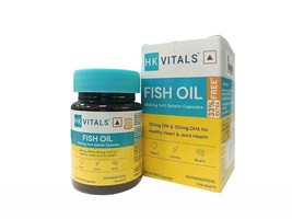 Pack of 1 - Fish Oil 1000mg with 180mg EPA and 120mg DHA (30+10 Capsule) - £11.83 GBP