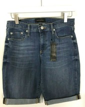 Banana Republic Denim Shorts NEW 10&quot; Roll Cuff Med Wash NWT SZ 4,6,8 - £28.47 GBP