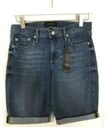 Banana Republic Denim Shorts NEW 10&quot; Roll Cuff Med Wash NWT SZ 4,6,8 - $38.33 CAD