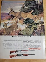 Vintage Ad Remington DuPont Automatic Rifle &#39;Fastest Guns In The Woods&#39; 1967 - £6.80 GBP