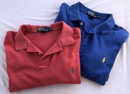 Polo Ralph Lauren Polo Shirt Men XL Short Sleeve Lot Of 2 - £22.87 GBP