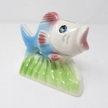 Vintage Chalkware Fish Bank Carnival Prize 5&quot; long - $14.99