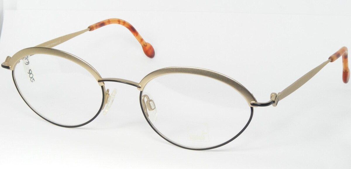 Mondi Von Metzler 2404 657 Gold/Schwarz Brille Brillengestell 52-19-135mm - $66.31