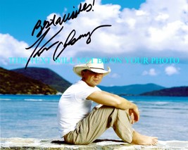Kenny Chesney Autographed Autograph 8x10 Rp Photo Beautiful Islands Picture - £15.97 GBP