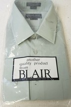 Blair ~ Long Sleeve Polyester Cotton Lite Green Dress Shirt 161/2 ~  32/33 - $36.12