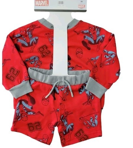 MARVEL ~ SPIDERMAN ~ Two (2) Piece Short Set ~ Sweatshirt ~ Shorts ~ Size 3T Item image 3