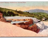 Jupiter Terrace Yellowstone National Park Wyoming WY DB Postcard Y9 - $2.92