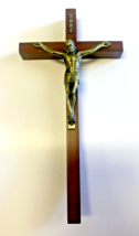 Maple Wood Crucifix, 10&quot;, New - £17.40 GBP