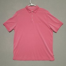 Tommy Bahama Polo Shirt Men&#39;s Large Salmon Island Zone Short Sleeve Casual - £18.32 GBP