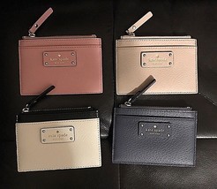 Kate Spade Adi Grove Street Leather Card Case Pick From Colors Listed NWT - £34.90 GBP