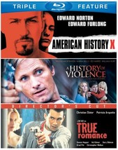 American History X A History Of Violence True Romance Triple Feature - B... - $45.16