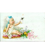 Advertising Trade Card Little Girl Fort Wayne Winger&#39;s Anti Washboard So... - $7.87