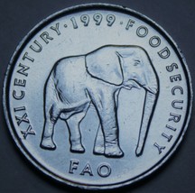 Somalia 5 Schilling, 1999 f. A.O.Edelstein UNC ~ Elefant - £2.61 GBP
