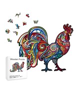 Wooden Jigsaw Puzzle Cock A3 Large Size Appx. 11.69 x 16.53 - £15.65 GBP