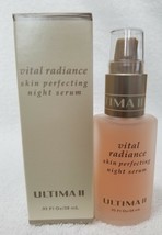 Ultima Ii Vital Radiance Skin Perfecting Night Serum Renew Skin .95 oz/28mL New - £40.54 GBP