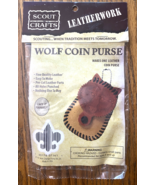 Official Equipment Boy Scouts of America Wolf Coin Purse Leather Kit - $16.99