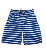 Polo Ralph Lauren Boys Blue &amp; White Striped Swim Trunks Size 7 - $20.20 CAD