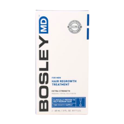 Bosley Hair Regrowth Treatment Minoxidil Solution 5% for Men - Two Months Supply