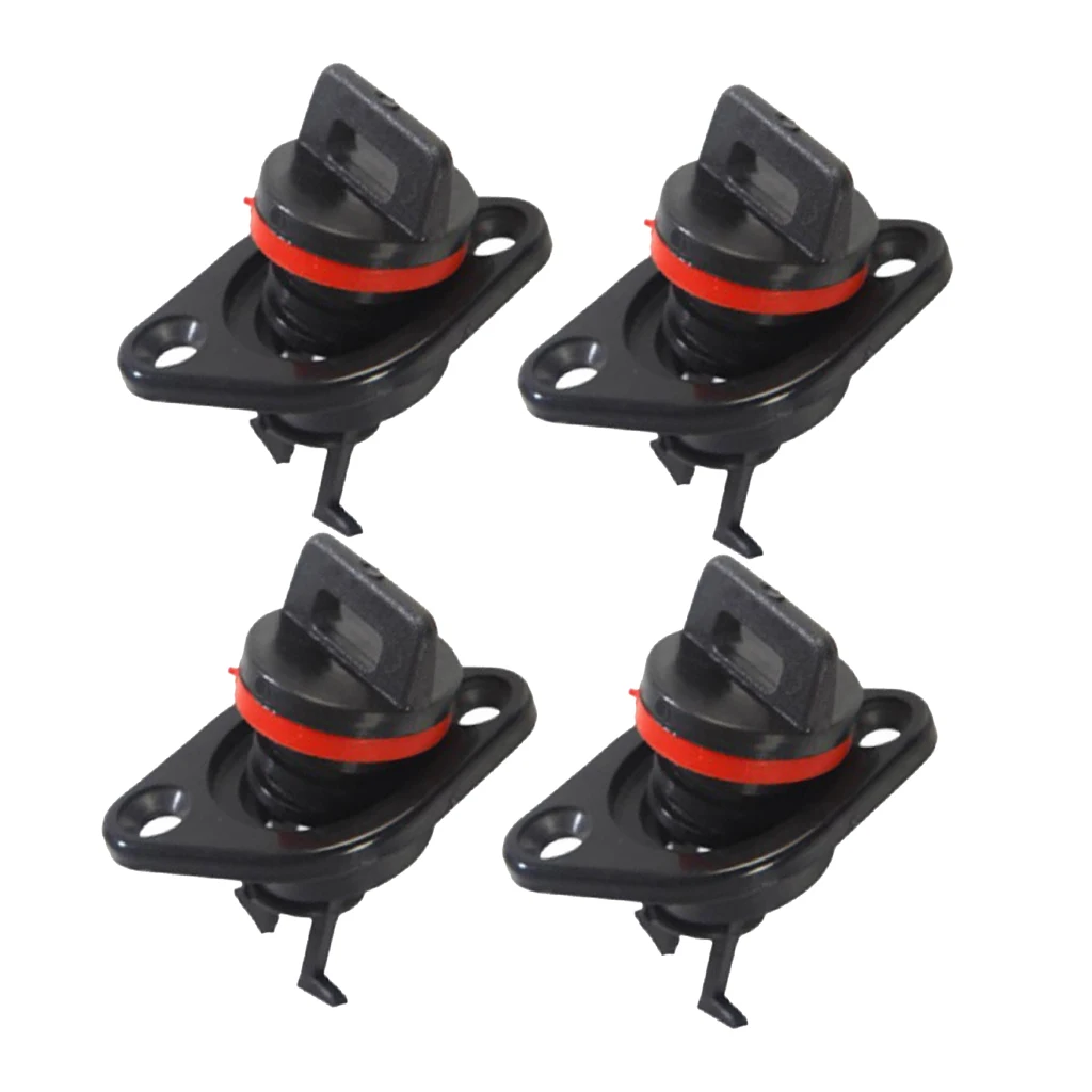 4pcs Boat Drain Plugs Oval Garboard Marine Drain Plug for Yacht Fishing Boat M - £16.53 GBP