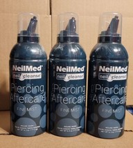 (3) NeilMed PIERCING AFTERCARE  Fine Mist WOUND WASH 6.3 Oz Ea Sealed 01/27 - £26.01 GBP