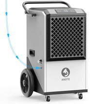 ANDTE 250 Pints Commercial Dehumidifier with Pump, Industrial Dehumidifi... - $717.99