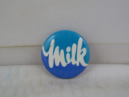 Vintage Advertising Pin - Milk 1980s Canadian Promo - Celluliod Pin - $15.00