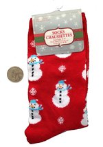 Christmas Novelty Glitter Snowman Snowflake Crew Socks Holiday Costume Stockings - £3.10 GBP